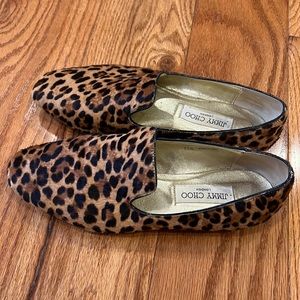 Jimmy Choo leopard women’s flats size 39.5 (womens 9.5)